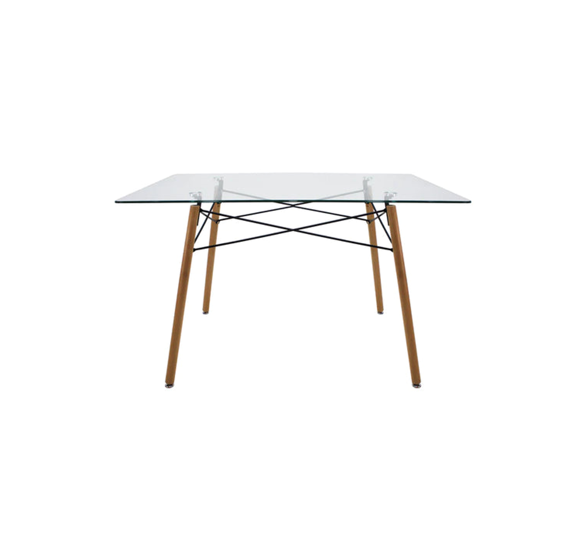 MESA OSLO CUADRADA CRISTAL