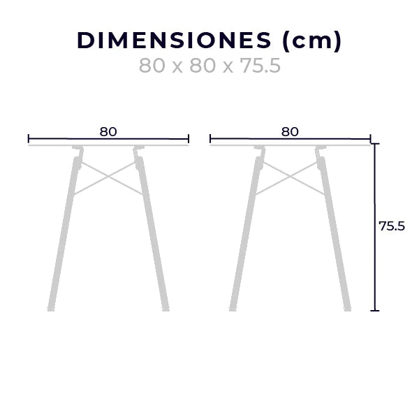 MESA OSLO REDONDA CRISTAL