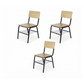 PAQ C/3 PZS SILLA ESCOLAR SEC OFI 30